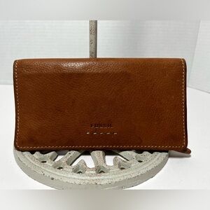 Fossil Leather Wallet - vintage